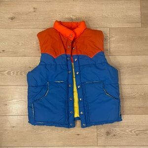 Vintage reversible Men's Puffer Vest